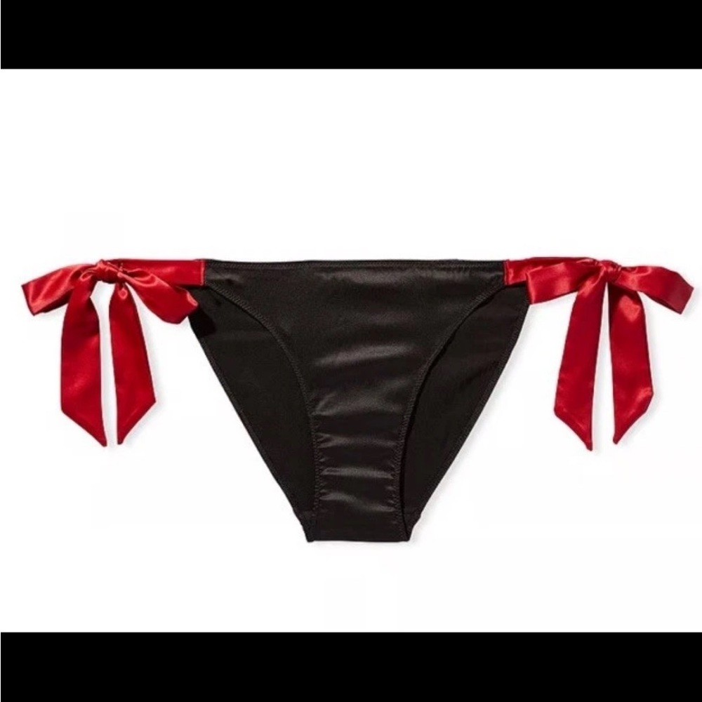 Victoria Secret Satin Tie-Side Bikini Bottom